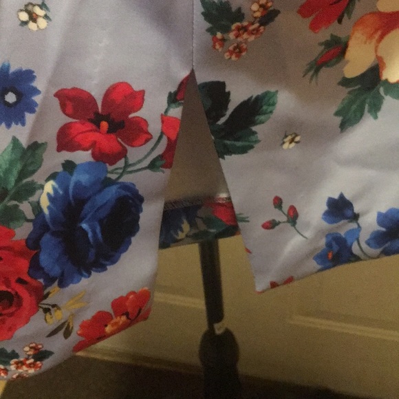 NWT TAHARI floral 🌺 midi skirt size 10 - Picture 4 of 16